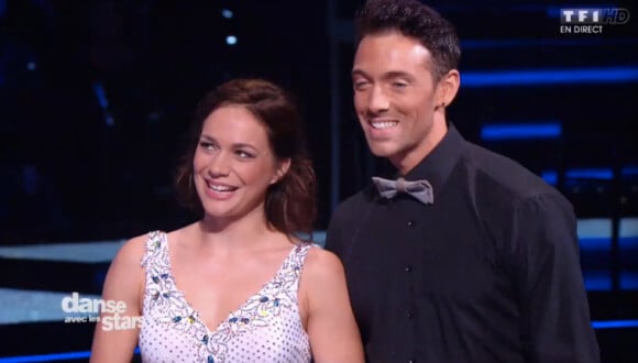 Nathalie Péchalat et Maxime Dereymez dans Danse avec les stars, le samedi 25 octobre 2014.
