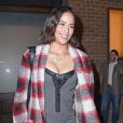Paula Patton quitte son hôtel à New York Le 18 octobre 2014.