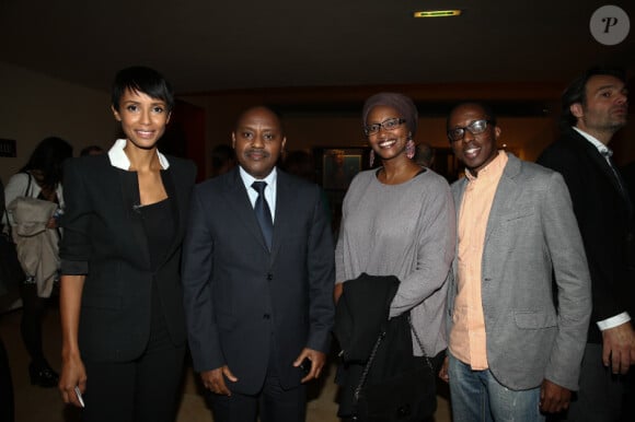 Exclusif - Sonia Rolland assiste à la première projection de son documentaire Rwanda : Du chaos au miracle, au musée Dapper à Paris le 29 octobre 2014.