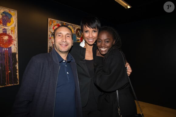 Exclusif - Zinedine Soualem, Sonia Rolland et Aïssa Maïga assistent à la première projection de son documentaire Rwanda : Du chaos au miracle, au musée Dapper à Paris le 29 octobre 2014.