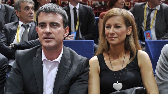 Manuel Valls et Anne Gravoin : Supporters in love devant un grand Novak Djokovic