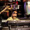Stevie Wonder en plein show, annonce sa tournée "Songs in the Key of Life" dans 11 villes nord-américaines à Los Angeles. Le 10 septembre 2014