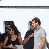 Rafael Nadal et sa belle Xisca ont visité un yacht de luxe, le Blue Ice, à Cannes, le 15 octobre 2014, avec l'idée de se l'offrir pour y passer ses vacances d'été. Une petite folie à 27,9 millions d'euros