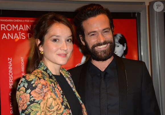 Anaïs Demoustier et Romain Duris - Avant-première du film Une Nouvelle Amie au cinéma MK2 Bibliothèque à Paris, le 3 novembre 2014