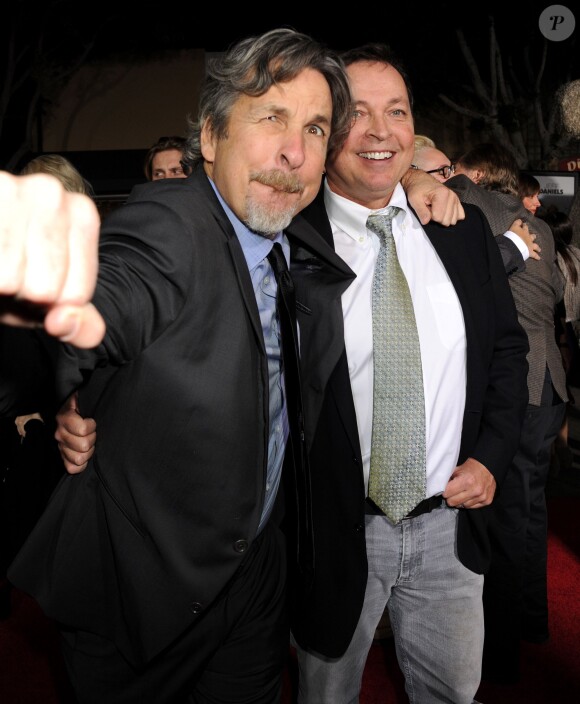 Peter et Bobby Farrelly lors de l'avant-première du film Dumb & Dumber De à Los Angeles le 3 novembre 2014