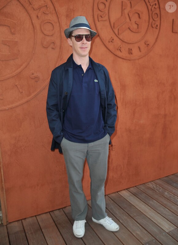 Benedict Cumberbatch - People au village des Internationaux de France de tennis de Roland Garros à Paris, le 8 juin 2014. 