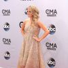Carrie Underwood lors de la cérémonie des CMA Awards à Nashville, le 5 novembre 2014.