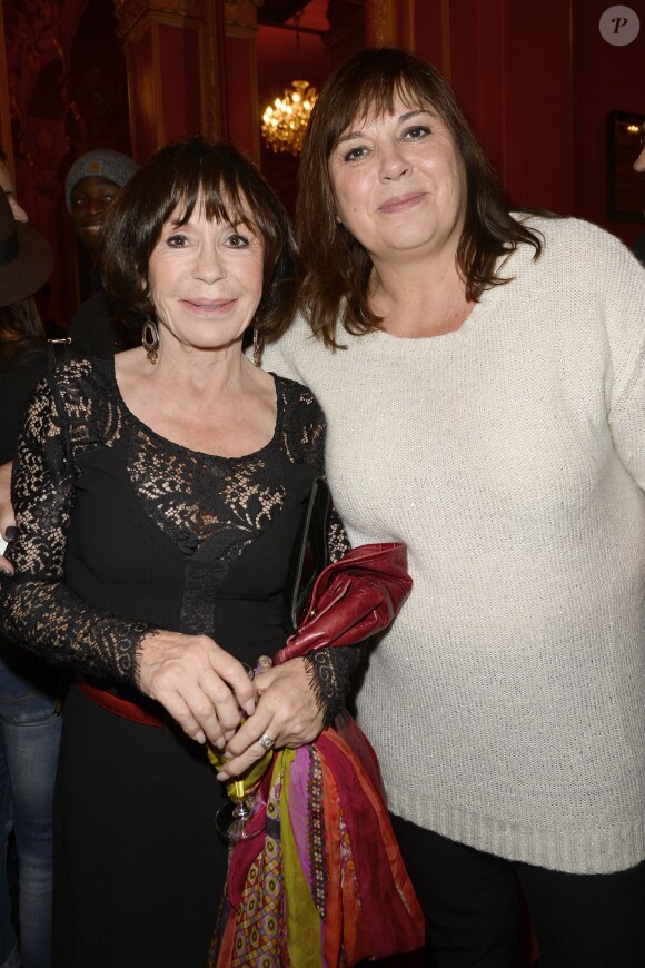 Daniéle Evenou et Michèle Bernier - 150e représentation de la pièce "Je préfère qu'on reste amis" au théâtre Antoine, à Paris, le 5 novembre 2014.