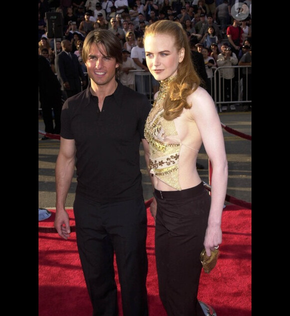 Tom Cruise et Nicole Kidman en 2000 lors d'une avant-première de Mission : Impossible