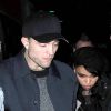 Robert Pattinson et sa girlfriend Tahliah Barnett quitte le Warsaw à Green Point Brooklyn, New York, le 10 novembre 2014.