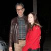 Jeff Goldblum et sa petite amie Emilie Livingston à West Hollywood, le 15 avril 2013.