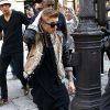 Justin Bieber fait du shopping avenue Montaigne à Paris, le 30 septembre 2014. 