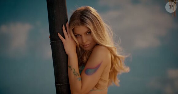 Image du clip de Fergie - L.A. Love (La La) - réalisé par Fatima Robinson, novembre 2014.