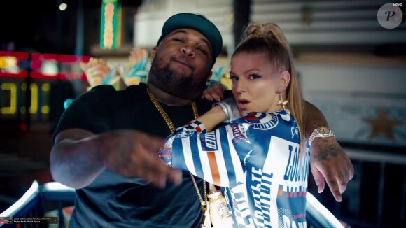 Image du clip de Fergie - L.A. Love (La La) - réalisé par Fatima Robinson, novembre 2014.