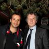 Exclusif - Laurent Barat et Thierry Rey - Soirée annuelle de l'association des journalistes niçois de Paris au restaurant du Chalet des Îles au Bois de Boulogne le 3 novembre 2014.