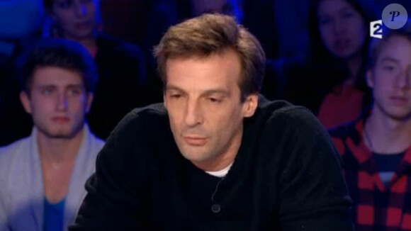 Mathieu Kassovitz dans On n'est pas couché, le samedi 15 novembre 2014 sur France 2.