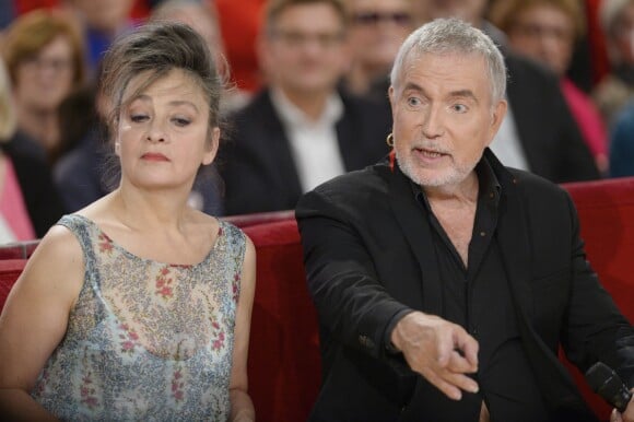 Catherine Ringer et Bernard Lavilliers - Enregistrement de l'émission "Vivement Dimanche" diffusée le 16 novembre 2014 sur France 2.