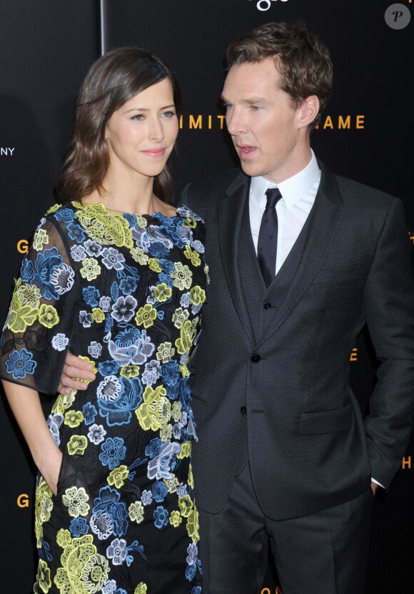Sophie Hunter et Benedict Cumberbatch à la première d'Imitation Game au Ziegfeld Theater, New York, le 17 novembre 2014.