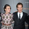 Benedict Cumberbatch et Keira Knightley lors de la première du film Imitation Game au Ziegfeld Theater, New York, le 17 novembre 2014.