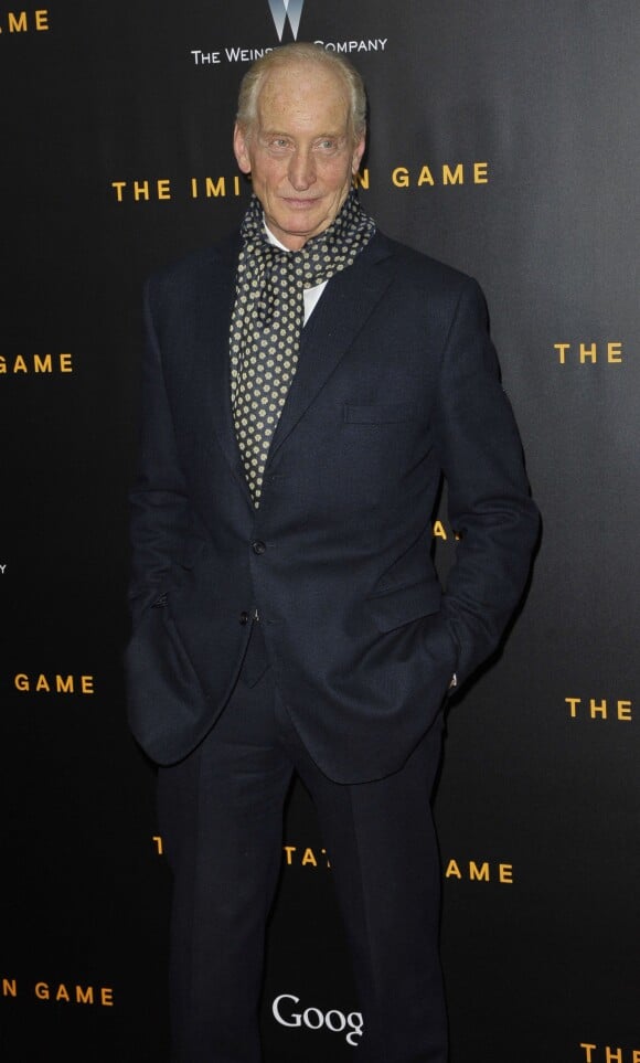 Charles Dance lors de la première du film Imitation Game au Ziegfeld Theater, New York, le 17 novembre 2014.