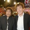 Laurent Voulzy et Alain Souchon lors de Vivement Dimanche, émission enregistrée le 19 novembre 2014 et diffusée le 23.