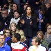 Noura, compagne de Jo-Wilfried Tsonga - People à la finale de la Coupe Davis (France - Suisse) au Stade Pierre Mauroy de Lille Métropole le 21 novembre 2014 