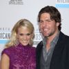Carrie Underwood et son mari Mike Fisher lors du 40e anniversaire des "American Music Awards" à Los Angeles. Le 18 novembre 2012.
