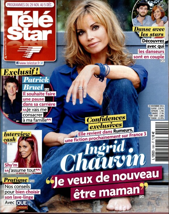 Magazine Télé Star du 29 novembre au 5 décembre 2014.