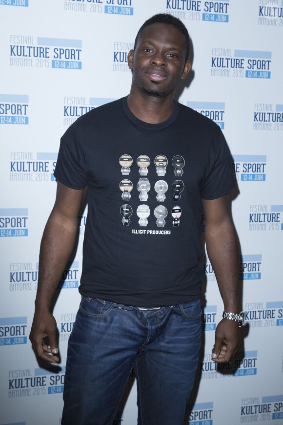 Louis Saha - Présentation du festival "Kulture Sport" lors d'une conférence de presse au cinéma Panthéon, à Paris le 24 novembre 2014