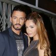  Nabilla Benattia et son petit ami Thomas Vergara - People à la sortie de la boite de nuit "Cosy Box" à Cannes, le 17 mai 2014. 