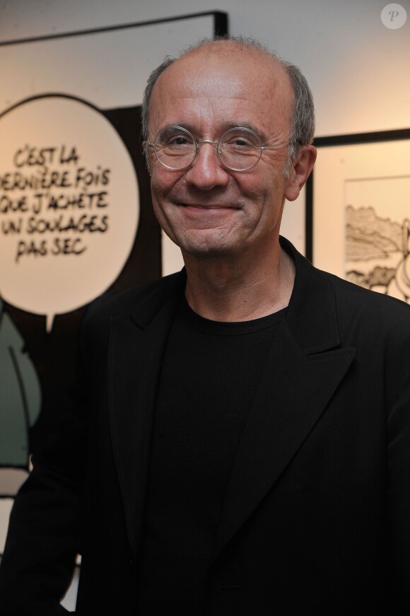 Philippe Geluck - Vernissage de l'exposition "Tout L'Art Du Chat" de Philippe Geluck à la galerie Huberty-Breyne à Paris, le 14 octobre 2014.14/10/2014 - Paris