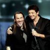 Exclusif - Florent Pagny et Patrick Bruel - Enregistrement de l'émission "Alors on chante" au Palais des sports à Paris, qui sera diffusée le 28 novembre 2014 en Prime Time sur TF1, à l'occasion des 20 ans du Sidaction et de la sortie de l'album "Kiss & Love" - le 17 novembre 2014