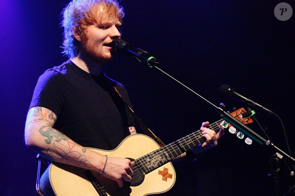 Ed Sheeran en concert au Bataclan à Paris, le 27 novembre 2014.