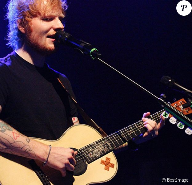 Ed Sheeran en concert au Bataclan &agrave; Paris, le 27 novembre 2014.