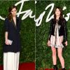 Charlotte Gainsbourg et Emma Watson ont assisté aux British Fashion Awards 2014 au London Coliseum. Londres, le 1er décembre 2014.