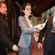Angelina Jolie arrive au déjeuner consacré au film Invincible (Unbroken) à New York le 2 décembre 2014.