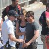 Exclusif - Tom Cruise à bord d'une BMW tourne une scène du film "Mission : Impossible 5" à Rabat au Maroc le 25 septembre 2014
