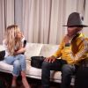 Enora Malagré interviewe Pharrell Williams pour Enora le soir sur Virgin Radio