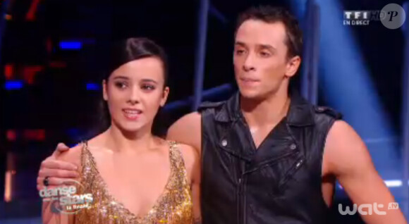 Alizée et Grégoire Lyonnet lors de la finale de Danse avec les stars 4 sur TF1 samedi 23 novembre 2013