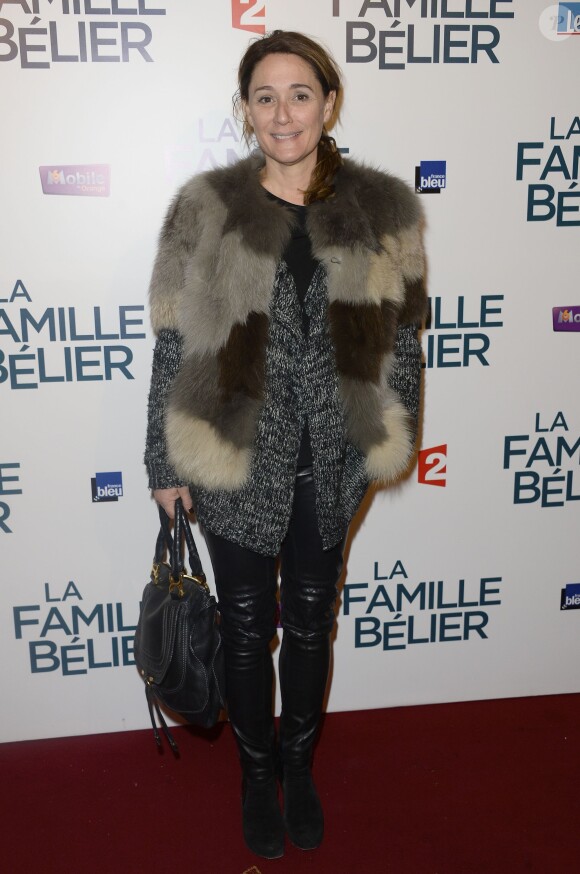 Daniela Lumbroso lors de l'avant première du film La Famille Bélier au cinéma le Grand Rex à Paris le 9 décembre 2014.