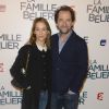 Stéphane De Groodt et sa femme Odile d'Oultremont à l' Avant-première du film "La Famille Bélier" au Grand Rex à Paris, le 9 décembre 2014.