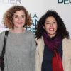 Joséphine de Meaux et Naidra Ayadi lors de l'avant première du film La Famille Bélier au cinéma le Grand Rex à Paris le 9 décembre 2014.