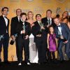Le casting de Modern Family aux Screen Actors Guild Awards à Los Angeles, le 18 janvier 2014.