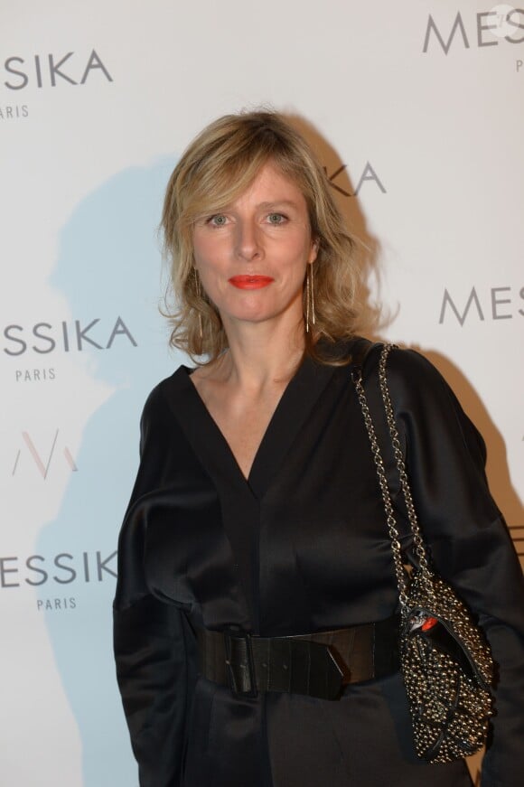 Exclusif - Karin Viard - Ouverture de la boutique de joaillerie "Messika" au 259 rue Saint Honoré dans le 1er arrondissement à Paris le 12 juin 2014.
