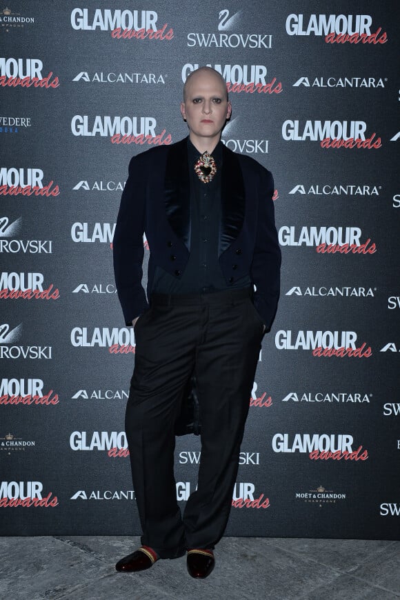 Ali Mahdavi assiste à la première édition des Glamour Awards organisés par Glamour Italia. Milan, le 11 décembre 2014.