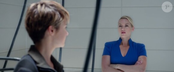 Shailene Woodley et Kate Winslet dans Divergente 2 : L'Insurrection. (capture d'écran)