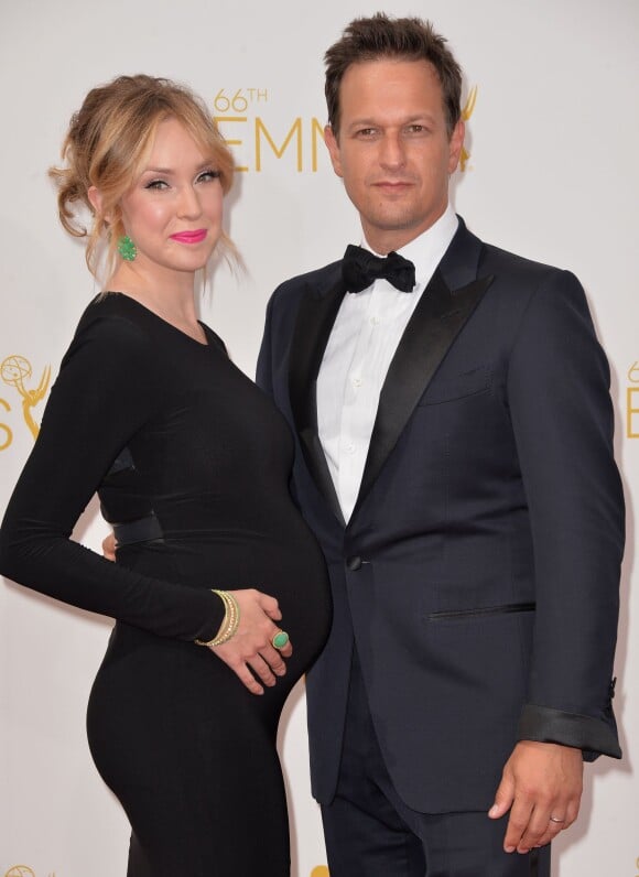 Sophie Flack et Josh Charles à la cérémonie des Emmy Awards à Los Angeles, le 25 août 2014.