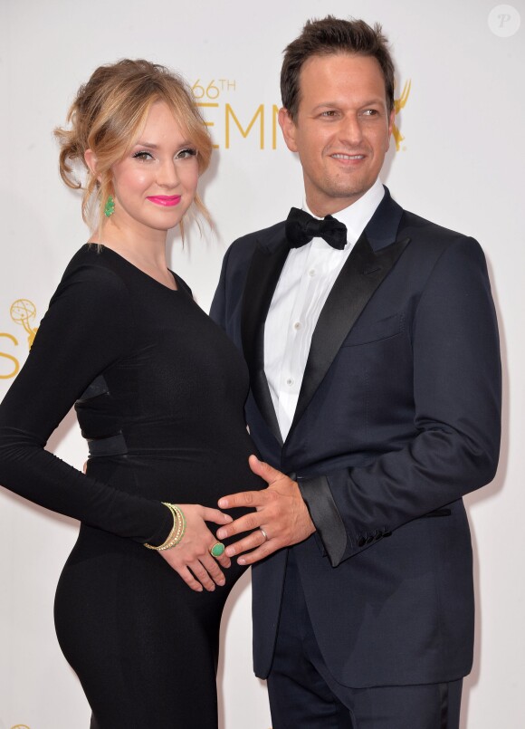 Sophie Flack et Josh Charles à la cérémonie des Emmy Awards à Los Angeles, le 25 août 2014.