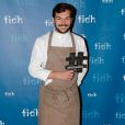 Exclusif - Thibault Sombardier (finaliste Top Chef 2014) - Soirée annuelle de la FIDH (Fédération Internationale des ligues de Droits de l'Homme) à l'Hôtel de Ville à Paris, le 8 décembre 2014.