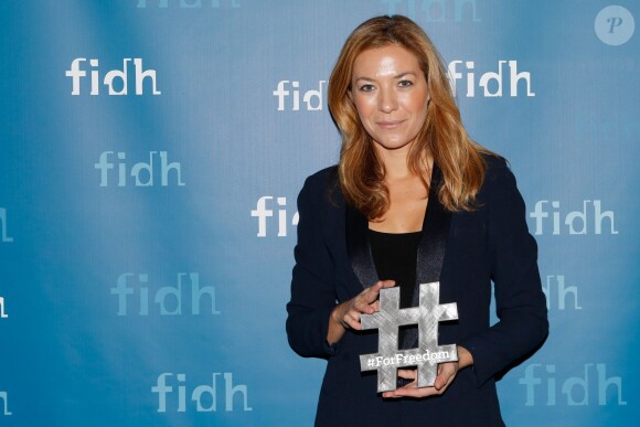 Exclusif - Claire Barsacq - Soirée annuelle de la FIDH (Fédération Internationale des ligues de Droits de l'Homme) à l'Hôtel de Ville à Paris, le 8 décembre 2014.